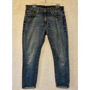 Levis Jeans Mens Denim Pants 33X34 Blue‎ 511 Slim Straight Faded Whisker Zip Fly